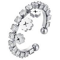 ring Steel woman jewel Crystals ANK468