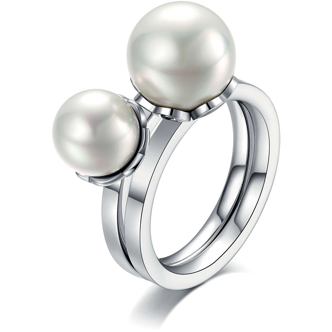ring Steel woman jewel Pearls LBANK66.19