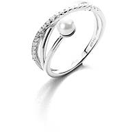 ring woman jewellery 4US Cesare Paciotti Pearls And Zircons 4UAN3428W-10