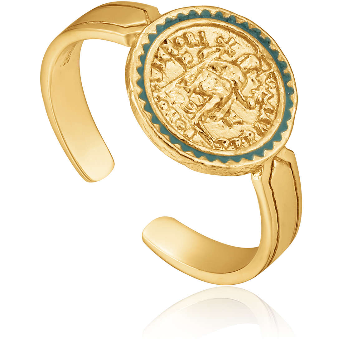 ring woman jewellery Ania Haie Gold Digger R020-04G