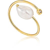 ring woman jewellery Ania Haie Pearl Of Wisdom R019-01G