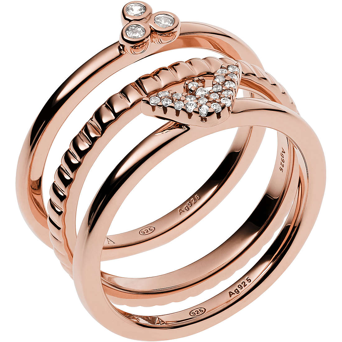 ring woman jewellery Emporio Armani EG3485221503