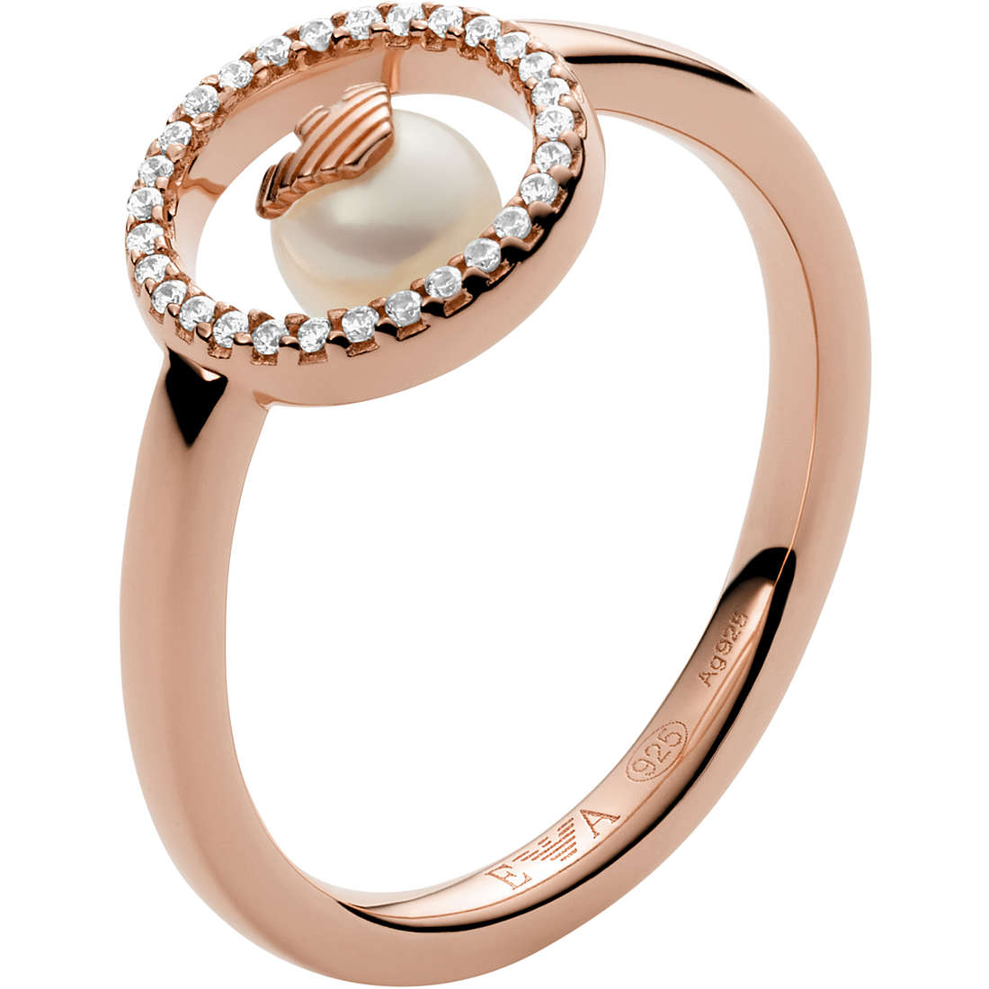 ring woman jewellery Emporio Armani Sentimental EG3522221510