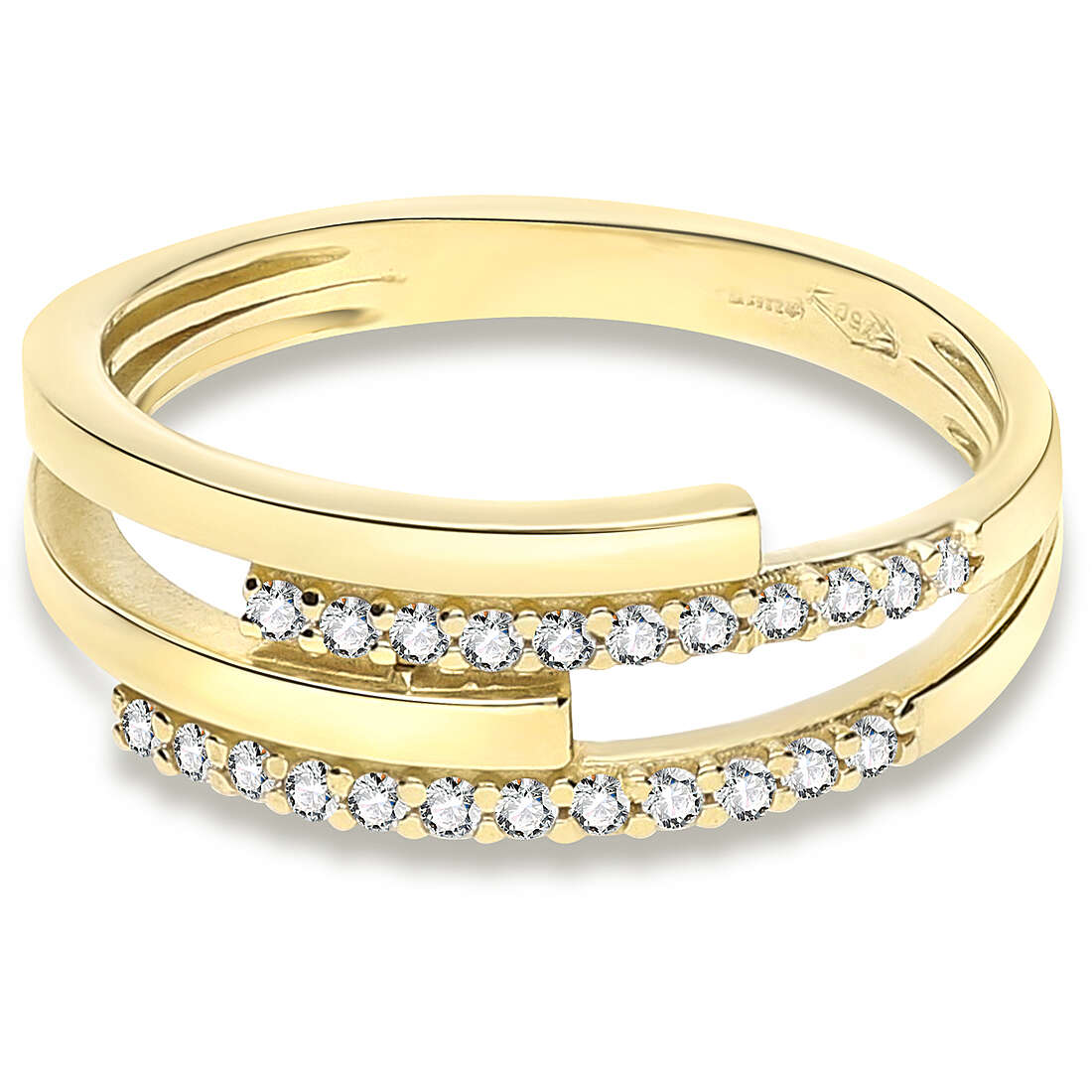 ring woman jewellery GioiaPura Oro 750 GP-S239035