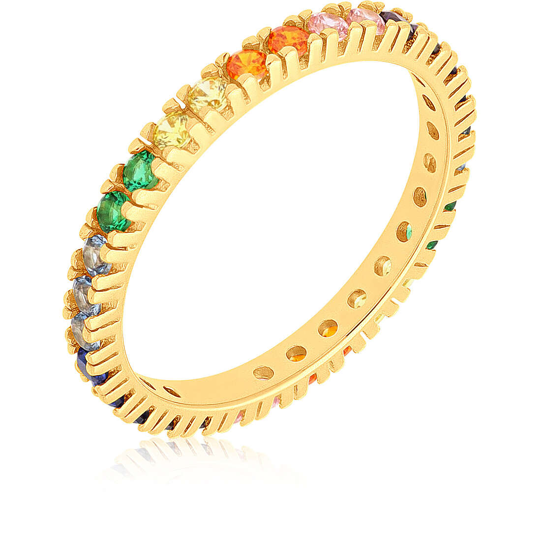ring woman jewellery GioiaPura Oro 750 GP-S244250M18