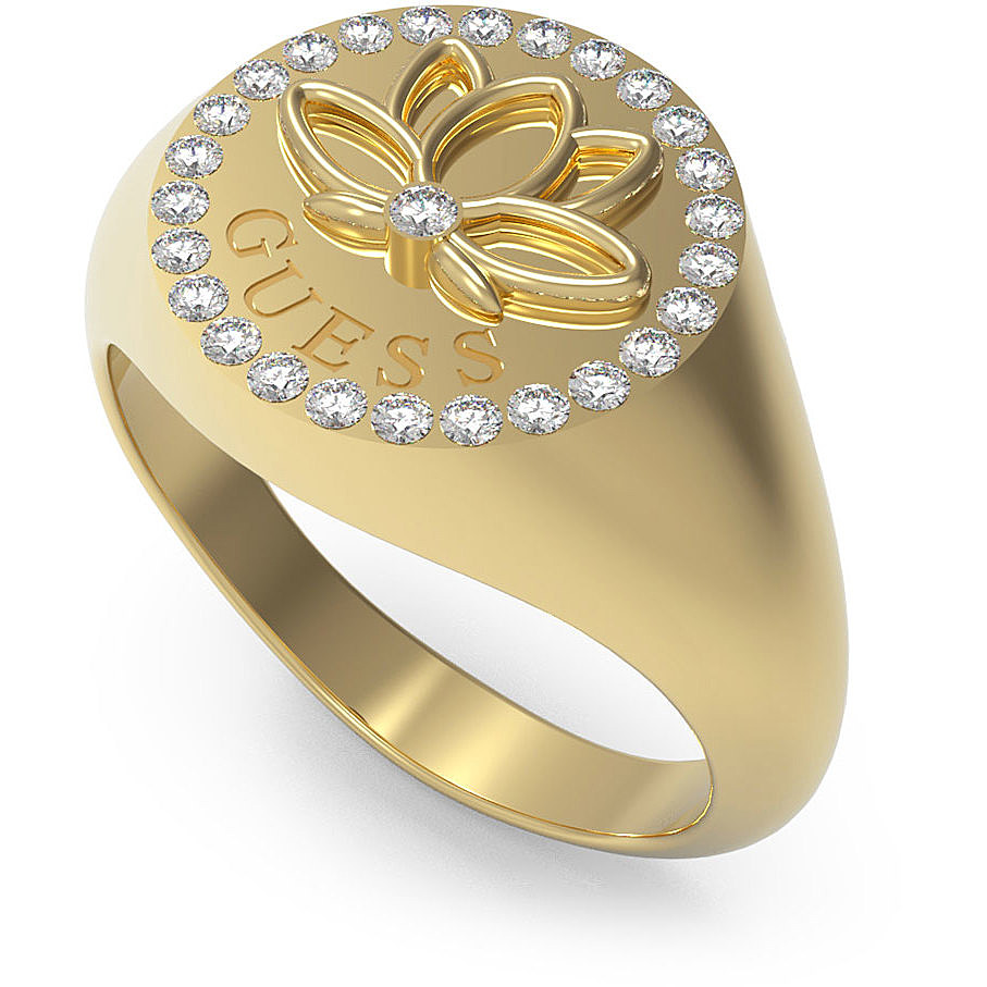 ring woman jewellery Guess Lotus JUBR01350JWYG56