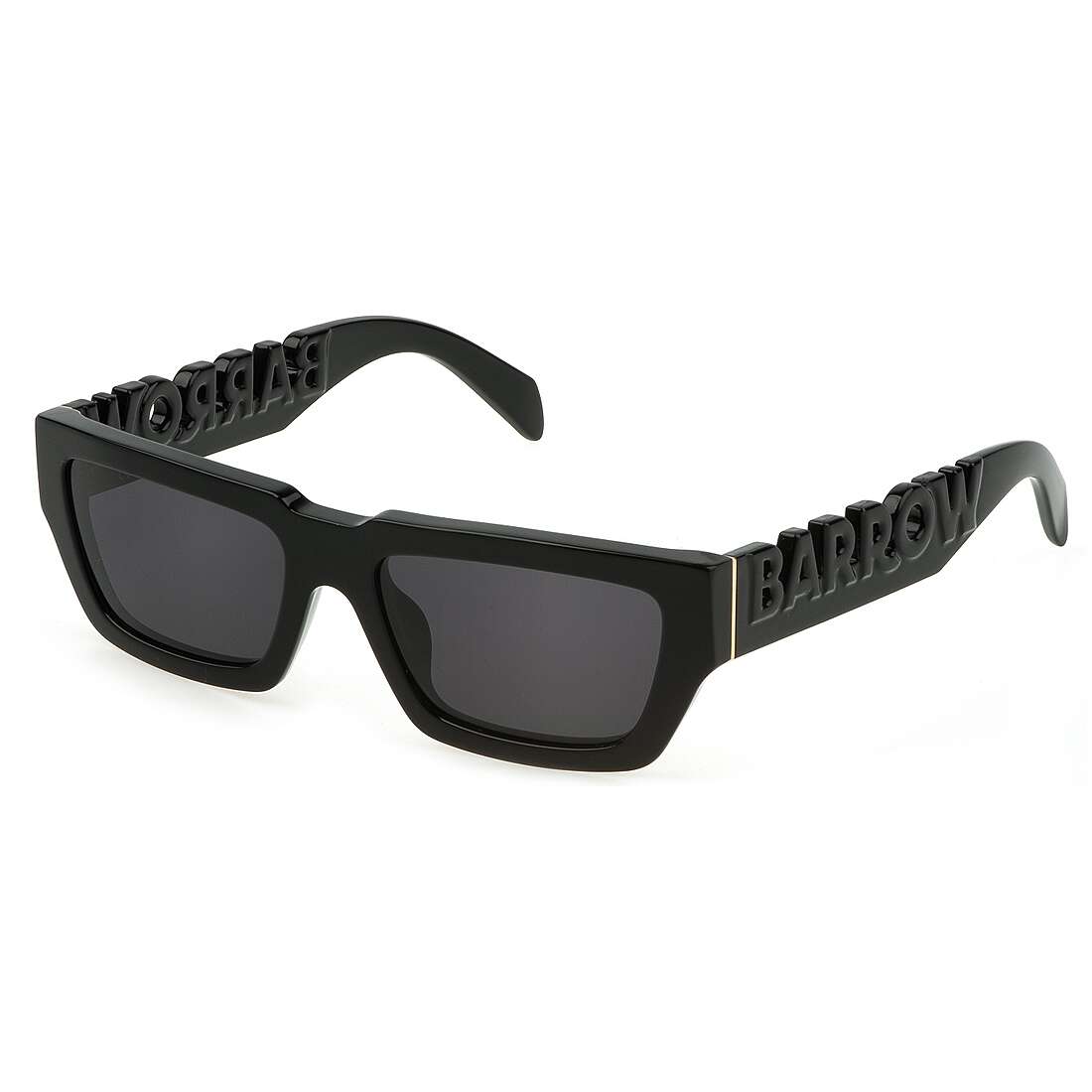 sunglasses Barrow black in the shape of Rectangular. SBA003V0700