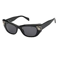 sunglasses Blumarine black in the shape of Oval. SBM797V530700
