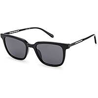 sunglasses Fossil black in the shape of Rectangular. 20469780754IR