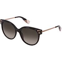 sunglasses Furla black in the shape of Butterfly. SFU341 54096N