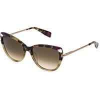 sunglasses Furla black in the shape of Butterfly. SFU515V5502BW