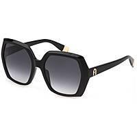 sunglasses Furla black in the shape of Hexagonal. SFU6200700