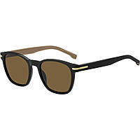 sunglasses Hugo Boss black in the shape of Oval. 2059468075270