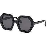 sunglasses Philipp Plein black in the shape of Hexagonal. SPP039S700Y