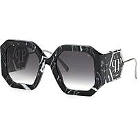 sunglasses Philipp Plein black in the shape of Hexagonal. SPP0670721