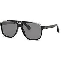 sunglasses Philipp Plein black in the shape of Round. SPP046M0700