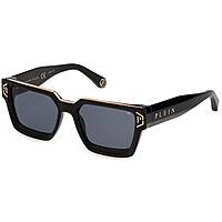 sunglasses Philipp Plein black in the shape of Square. SPP005M0700