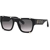 sunglasses Philipp Plein black in the shape of Square. SPP042W0700