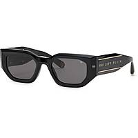 sunglasses Philipp Plein black in the shape of Square. SPP066M0700