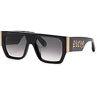 sunglasses Philipp Plein black in the shape of Square. SPP094M0700