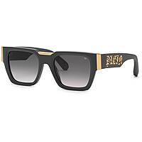 sunglasses Philipp Plein black in the shape of Square. SPP095M0L46