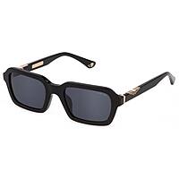 sunglasses Police black in the shape of Rectangular. SPLL14530700