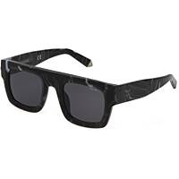 sunglasses Police black in the shape of Square. SPLE13480869