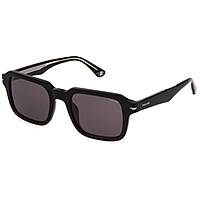 sunglasses Police black in the shape of Square. SPLN3652700Y