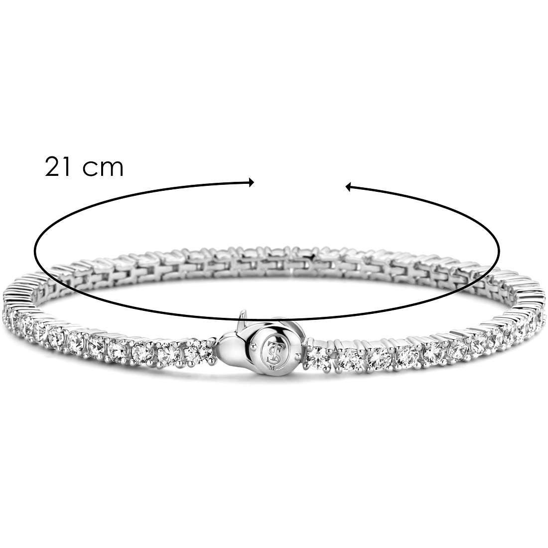 TI SENTO MILANO bracelet woman Bracelet with 925 Silver Tennis jewel 2951ZI