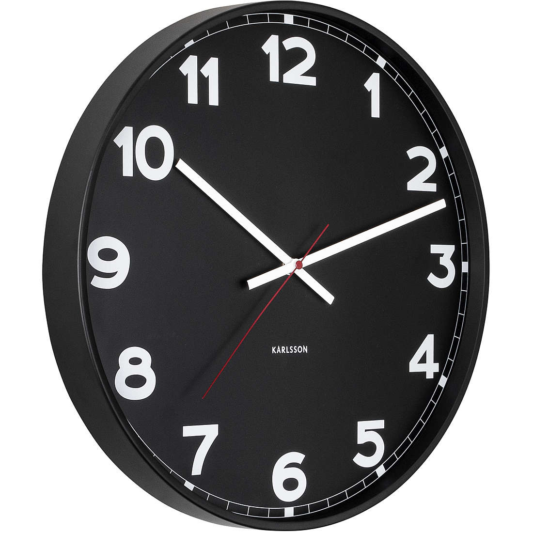 wall clock Present Time KA5847BK