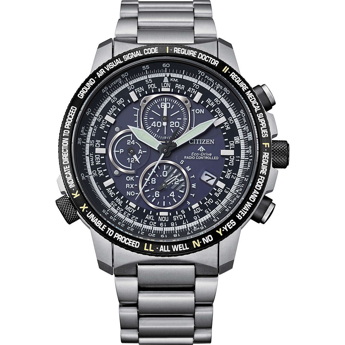 watch chronograph man Citizen Promaster AT8199-84L