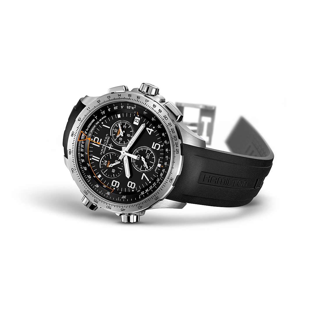 watch chronograph man Hamilton Khaki Aviation H77912335