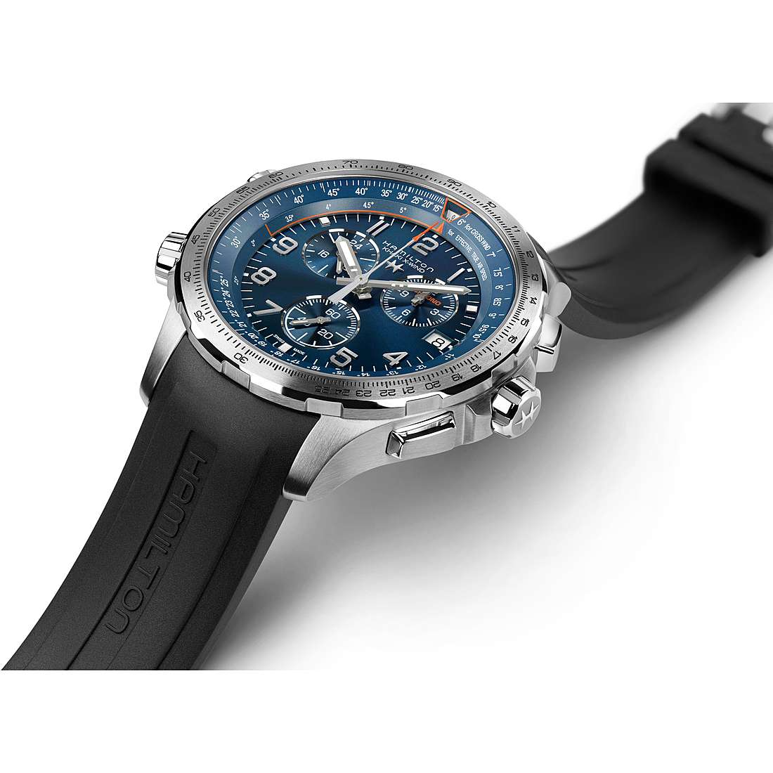 watch chronograph man Hamilton Khaki Aviation H77922341