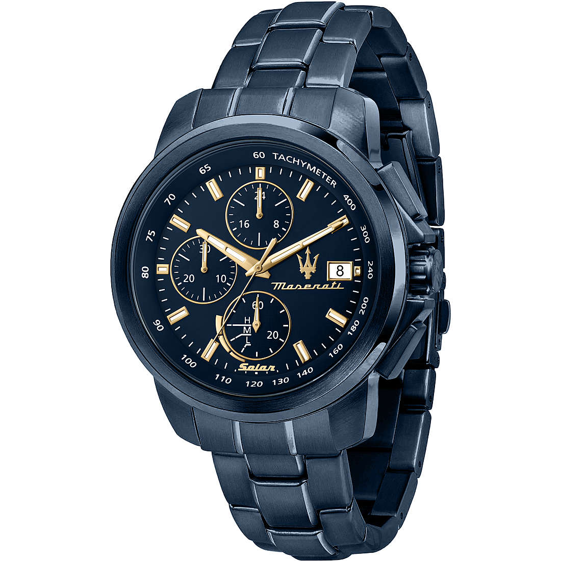 watch chronograph man Maserati Solar Blue R8873649002