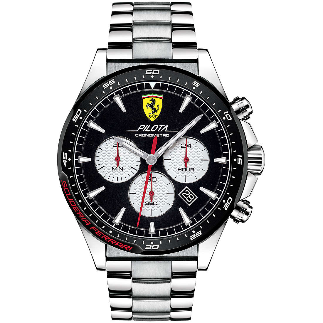 watch chronograph man Scuderia Ferrari Pilota FER0830599