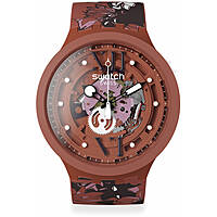 watch chronograph unisex Swatch Monthly SB05C100