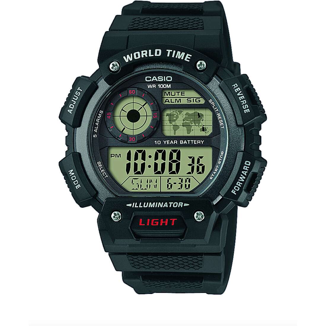 watch digital man Casio AE-1400WH-1AVEF