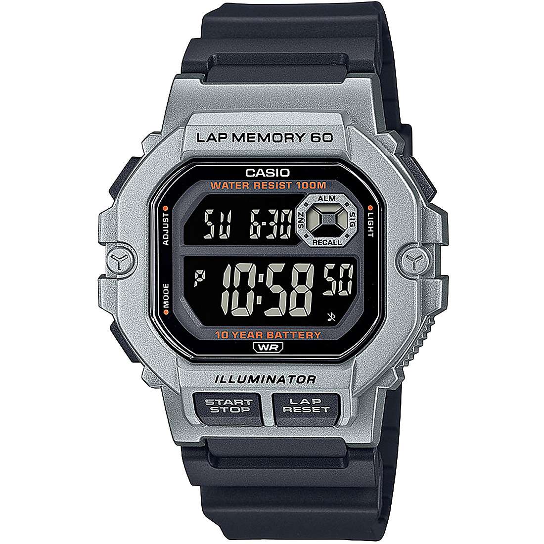 watch digital man Casio Casio Collection WS-1400H-1BVEF