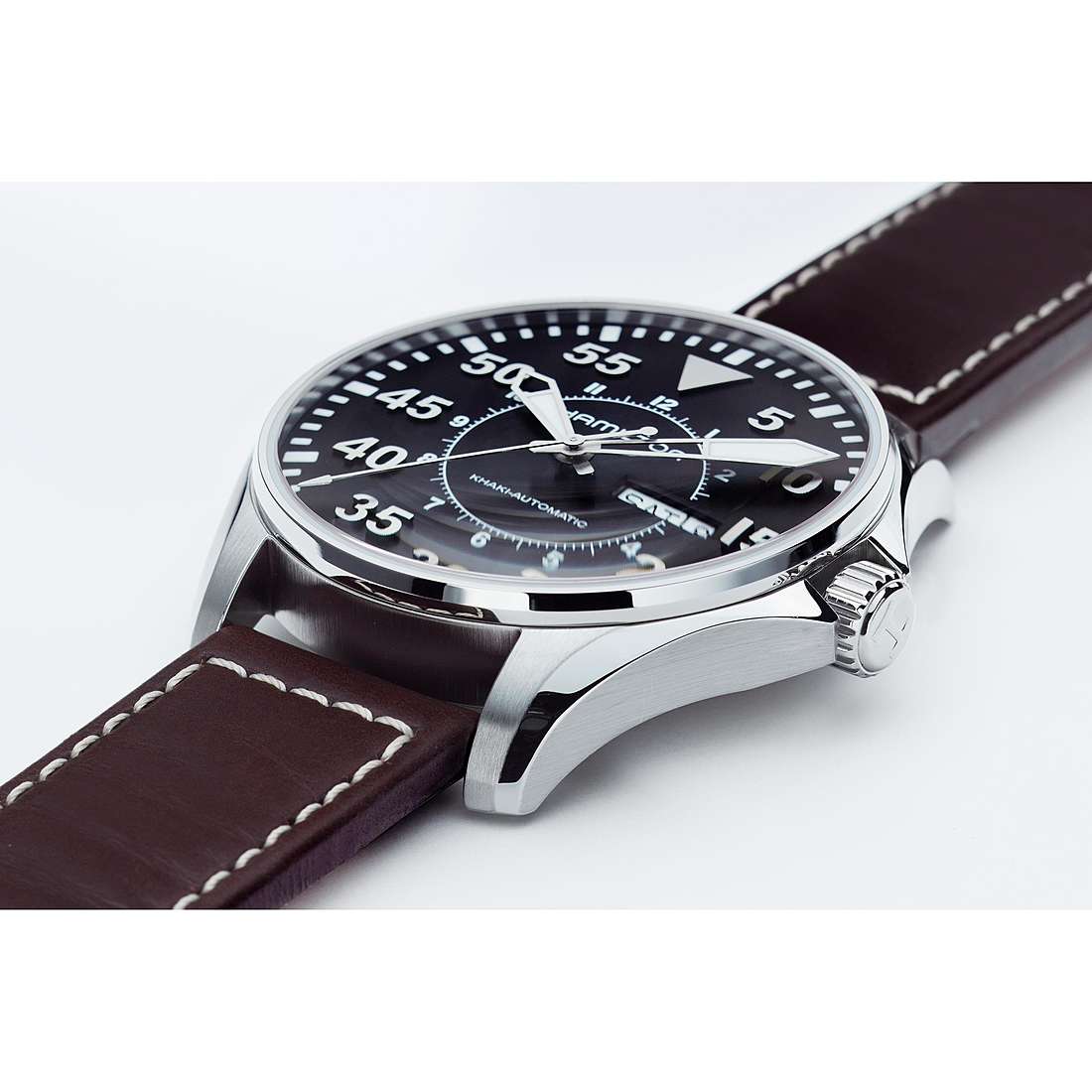 watch mechanical man Hamilton Khaki Aviation H64715535