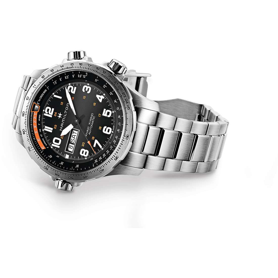 watch mechanical man Hamilton Khaki Aviation H77755133