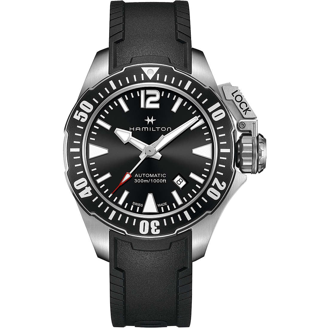 watch mechanical man Hamilton Khaki Navy H77605335