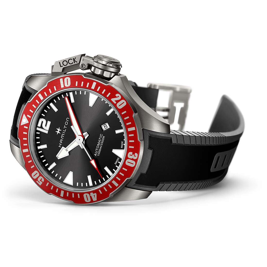 watch mechanical man Hamilton Khaki Navy H77805335