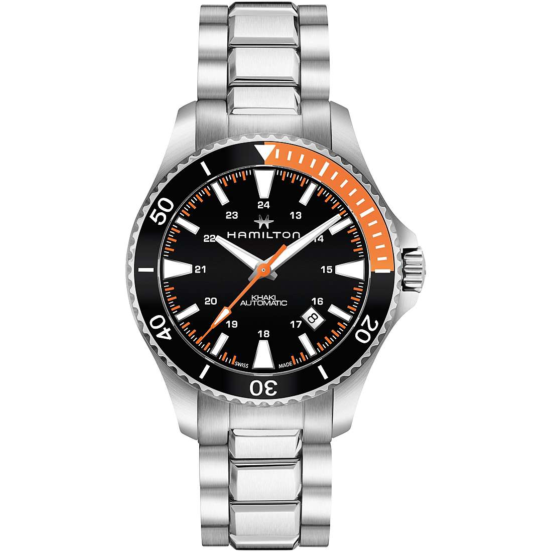 watch mechanical man Hamilton Khaki Navy H82305131