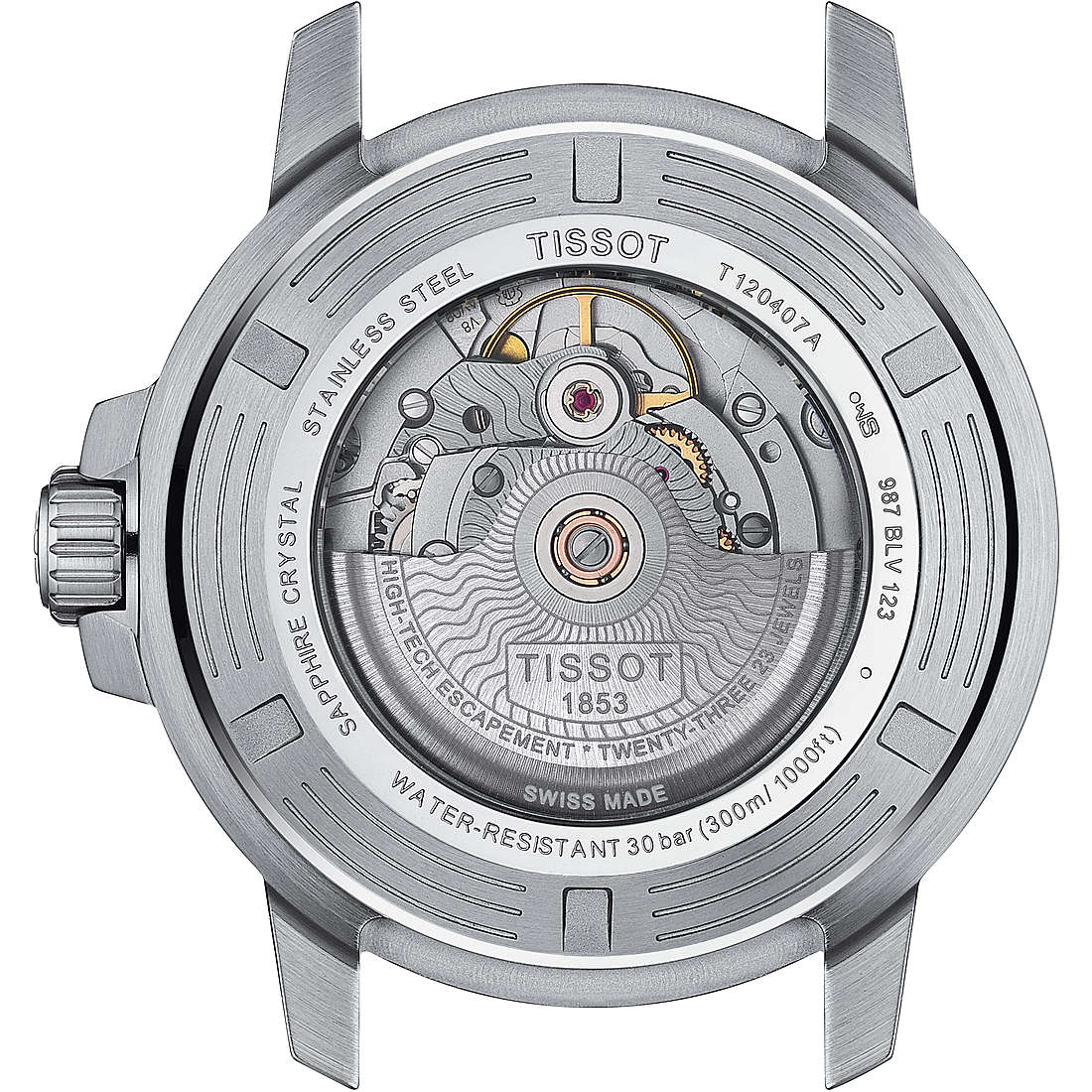 watch mechanical man Tissot T-Sport Seastar 1000 T1204071104103