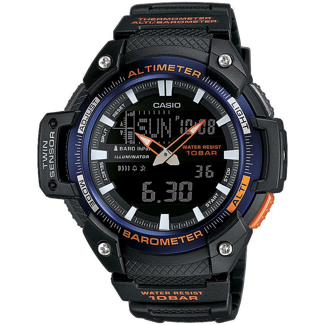 watch multifunction man Casio Casio Collection SGW-450H-2BER