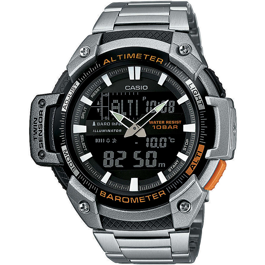 watch multifunction man Casio Casio Collection SGW-450HD-1BER