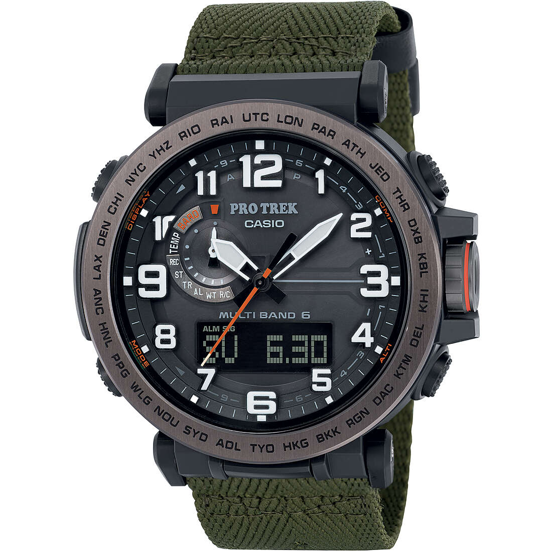 watch multifunction man Casio PRO-TREK PRW-6600YB-3ER