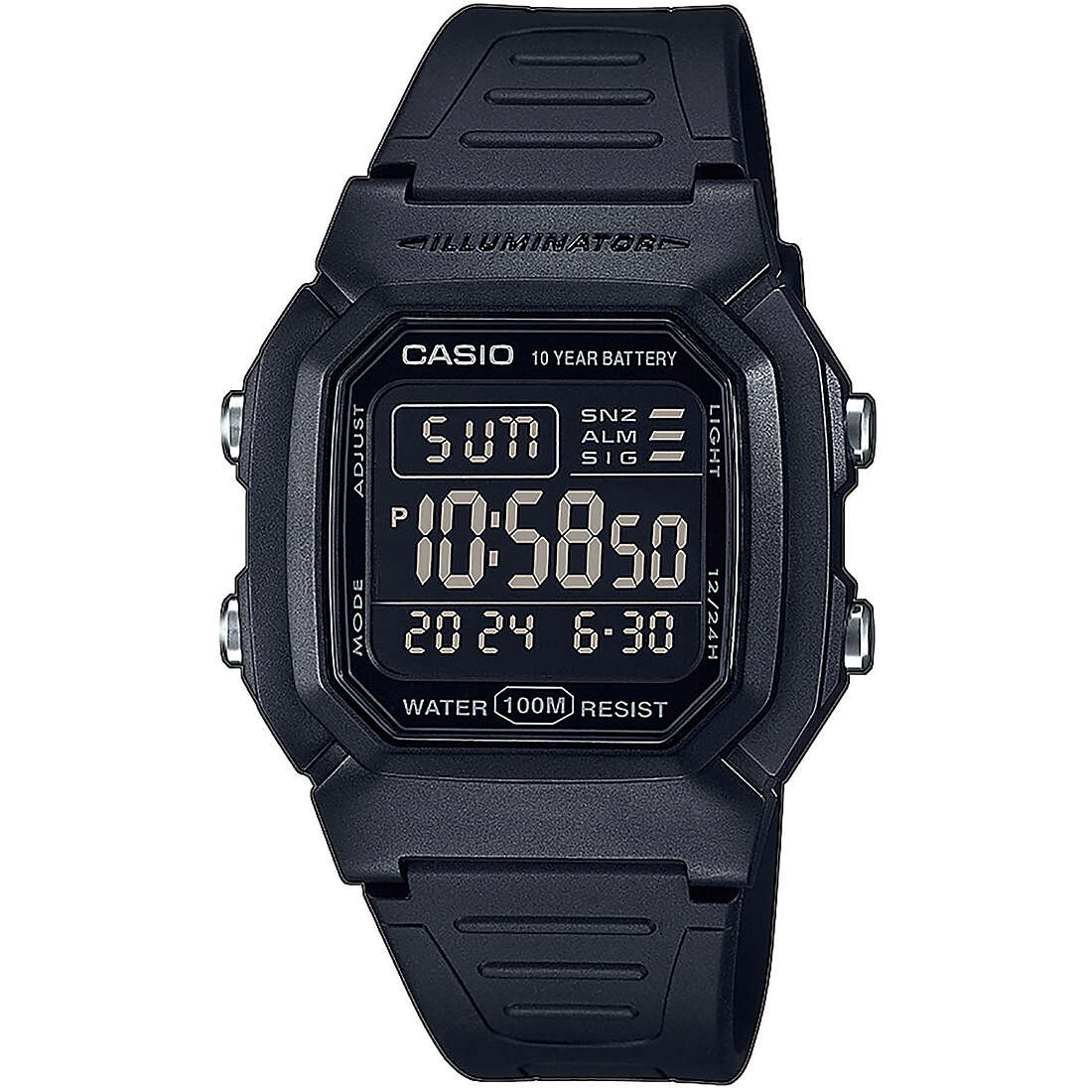 watch multifunction man Casio W-800H-1BVES