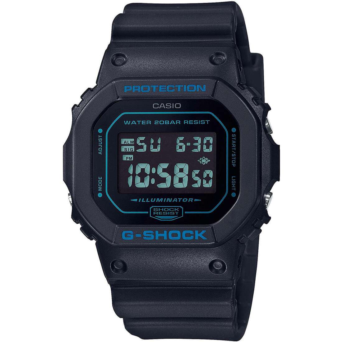 watch multifunction man G-Shock 5600-FACE DW-5600BBM-1ER
