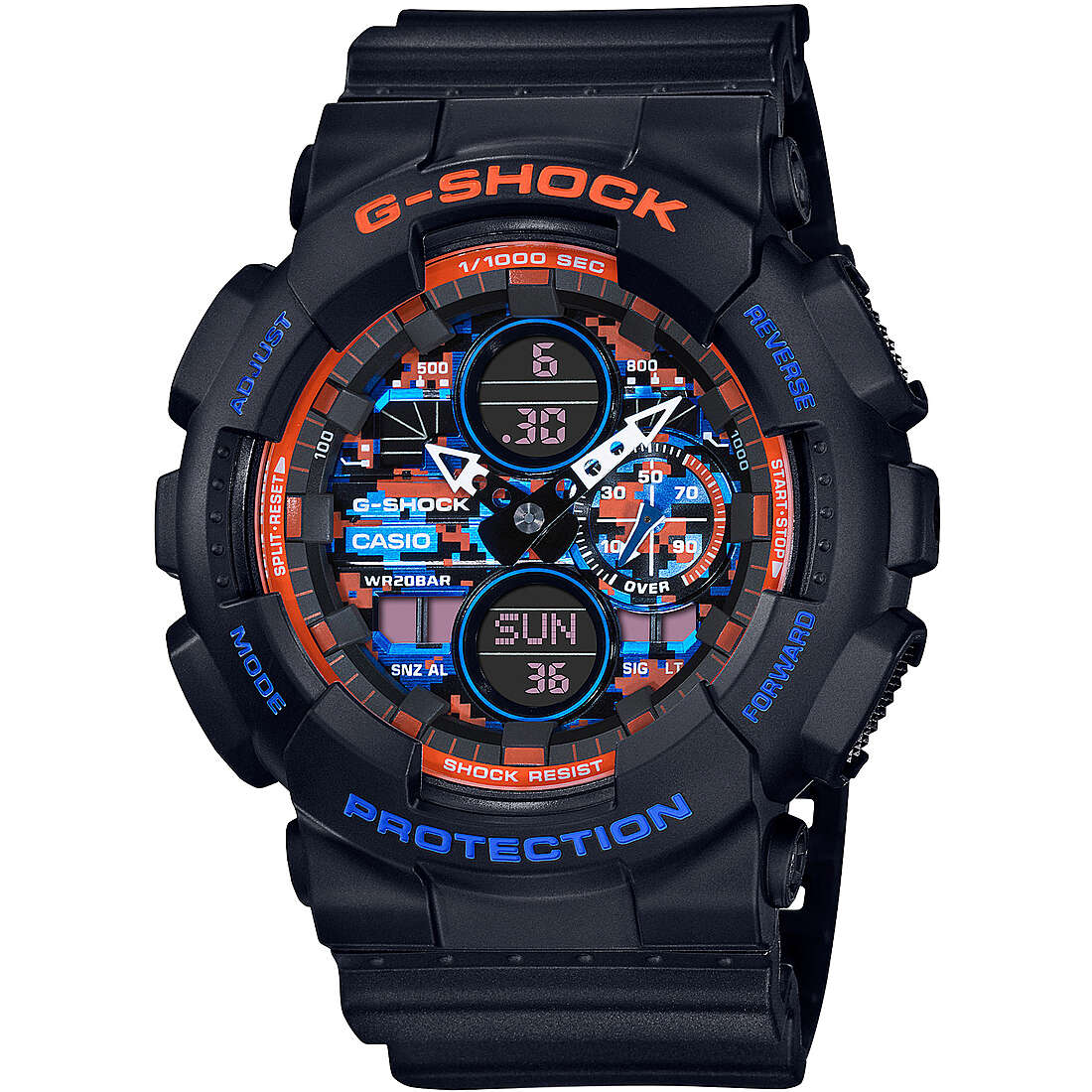 watch multifunction man G-Shock Gs Basic GA-140CT-1AER